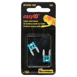 Blue Mini Auto Fuse, 15A, 2-Pk. Online Sale