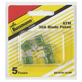 Automotive Fuses, Mini Blade, Green, 30-Amp, 5-Pk. Online now