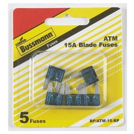 Auto Blade Fuse, 15-Amp, Blue, 5-Pk. Hot on Sale