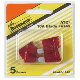 Automotive Blade Fuses, Red, 10-Amp, 5-Pk. Online