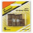 Auto Blade Fuse, Tan, 5-Amp, 5-Pk. Supply