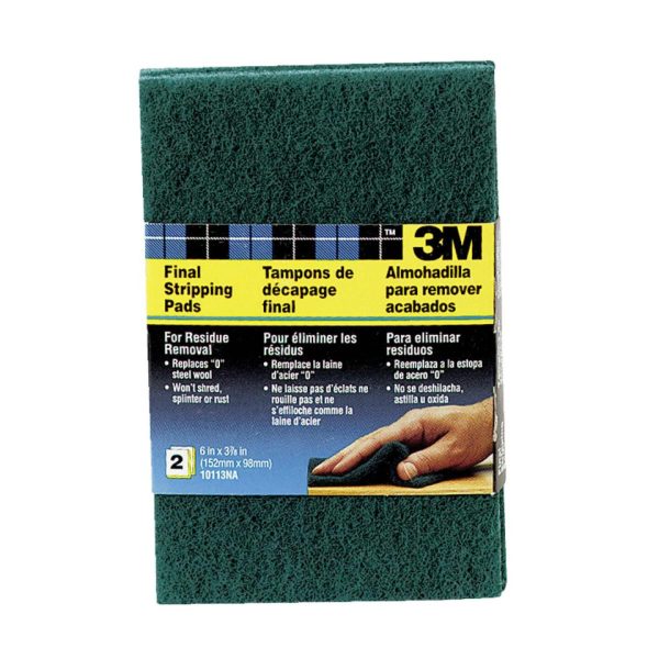 3M 3-1 2 In. x 6 In. Heavy-Duty Final Stripping Pad (2 Count) Online