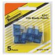 Automotive Blade Fuses, Blue, 15-Amp, 5-Pk. Sale