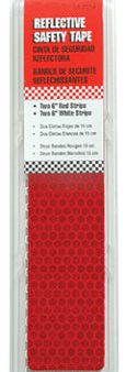 6  RED AND WHITE SAFETY TAPE Sale