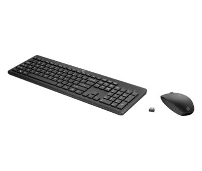 HP 235 Wireless Mouse Keyboard Combo - Black  - EST For Cheap