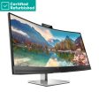 RENEW SILVER HP E34m G4 Curved Conferencing Monitor - 34  3440x1440 WQHD 400-nit 75Hz AG, Curved, VA, USB-C(65W) HDMI DisplayPort, 4x USB-A, speakers, 5MP webcam, RJ-45 LAN, height adjustable tilt swivel, 1 years For Cheap