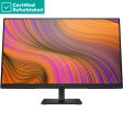 RENEW SILVER HP P24h G5 FHD Monitor - 23.8  1920x1080 FHD 250-nit 75Hz AG, IPS, HDMI VGA DisplayPort, speakers, height adjustable tilt, 1 years Online Hot Sale