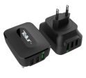 Tellur AC Charger QC 3.0 3*USB Ports (1 Port QC 3.0 & 2 USB Port 2.4A) Black Online now