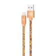 Tellur Graffiti USB to Lightning Cable 3A 1m Orange Online Hot Sale