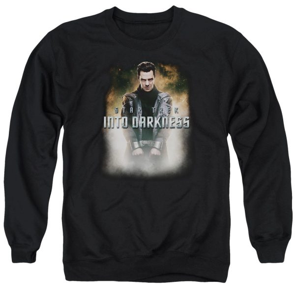 STAR TREK : DARKNESS HARRISON ADULT CREW NECK SWEATSHIRT BLACK XL on Sale