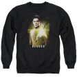 STAR TREK BEYOND : SULU POSTER ADULT CREW SWEAT Black 3X Hot on Sale