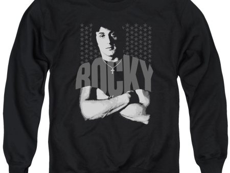 ROCKY : SHIRT ADULT CREW NECK SWEATSHIRT BLACK 3X Sale