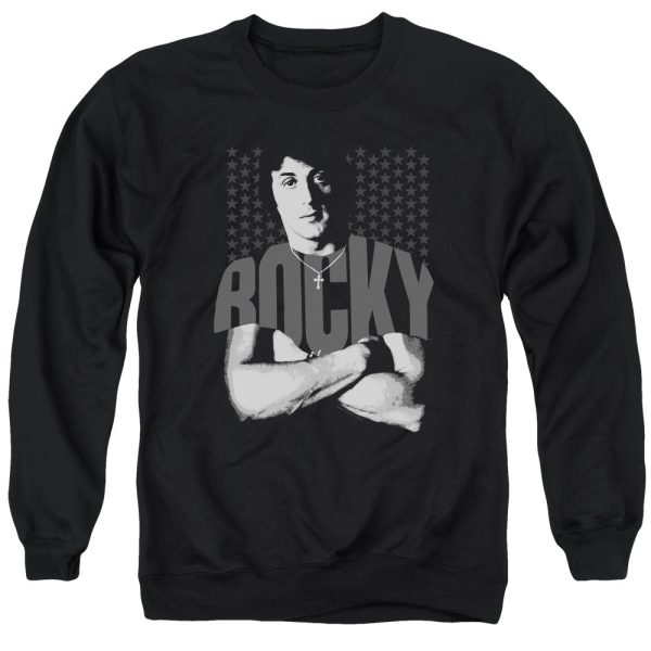 ROCKY : SHIRT ADULT CREW NECK SWEATSHIRT BLACK 3X Sale